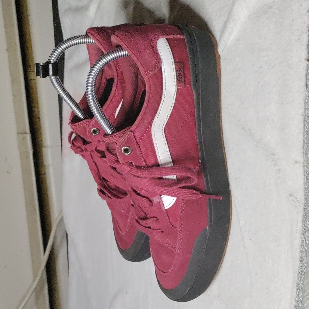 Vans waffle  control men's size 7.5 dark red skateboard shoes